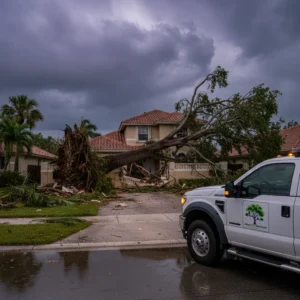 Hurricane tree damage prevention Palm Beach County