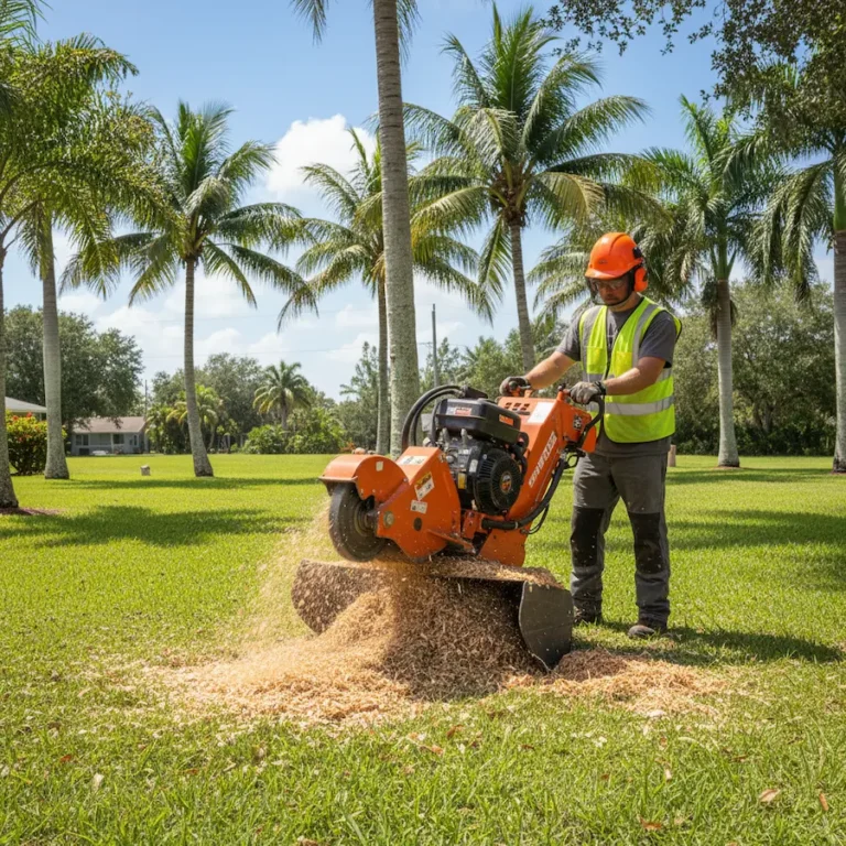 Surface root removal West Palm Beach to protect sidewalks and foundations.