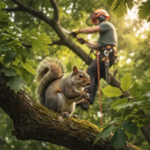 ISA Certified Arborist performing pre-service habitat survey in West Palm Beach.