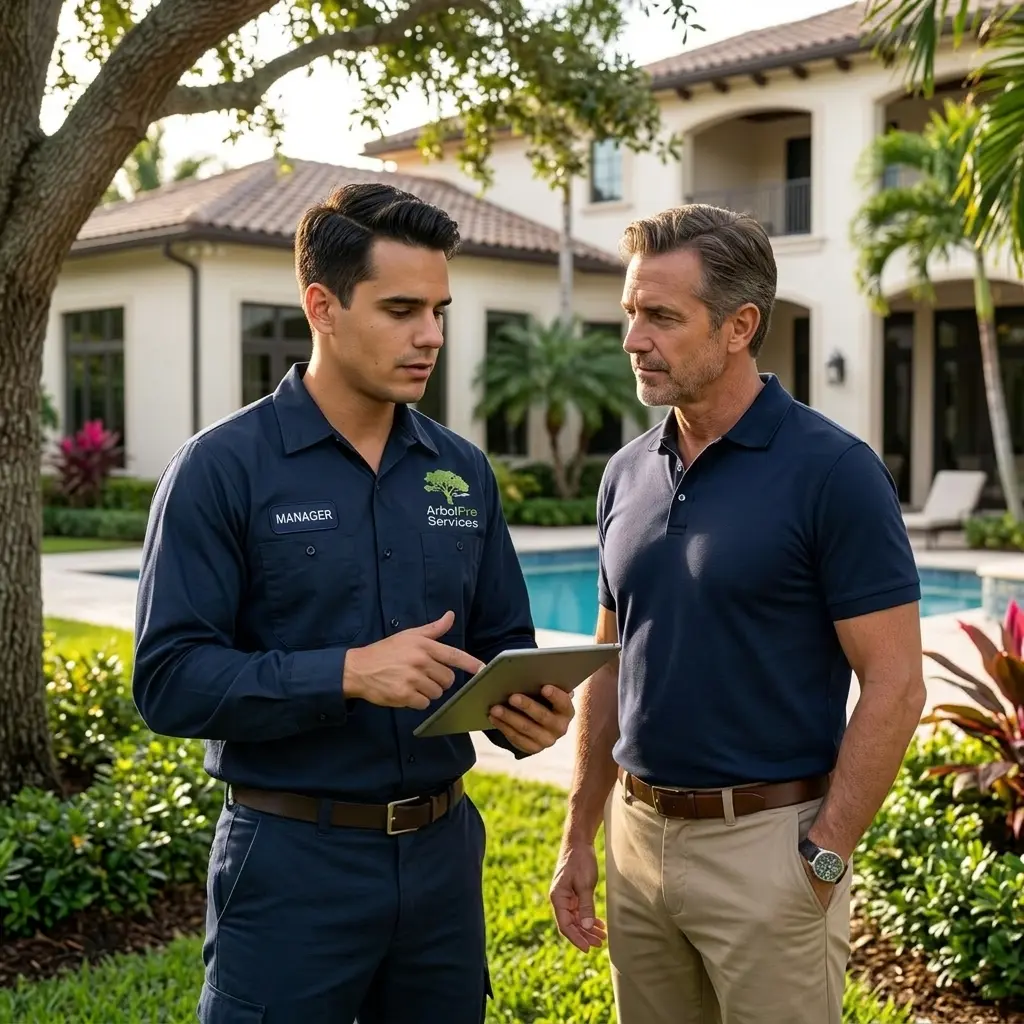 Licensed arborist tree removal assessment Palm Beach Gardens — ArbolPro Services
